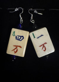 4-1 Crak Mah Jongg Earrings