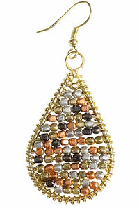 Multi Bead earrings & AC Art ♥