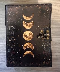 Phases of the Moon LeatherJournal