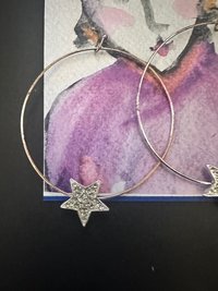 Ring Around A Star earrings & AC Art ♥