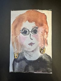 Safety Pin Earrings & AC Art ♥