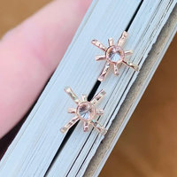 Star Crossed post earrings ♥ AC Art