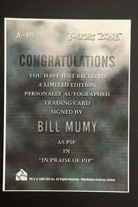 Twilight Zone Trading Card