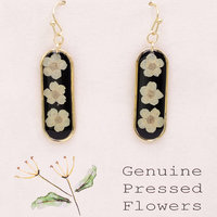 Three Flower Pressed earrings ♥ AC Art