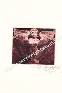Angel etching #104