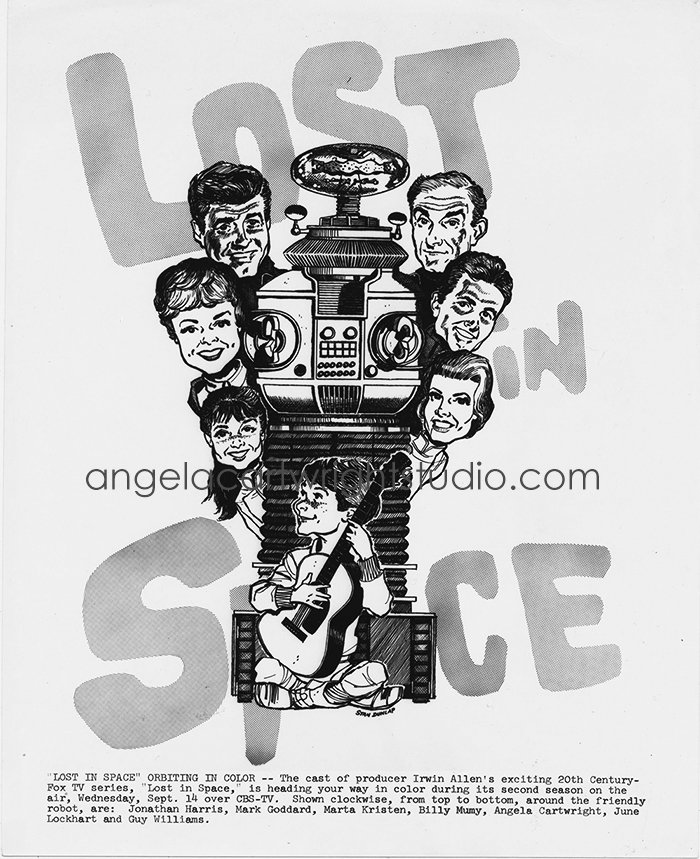 86 Lost In Space Vintage Illustration