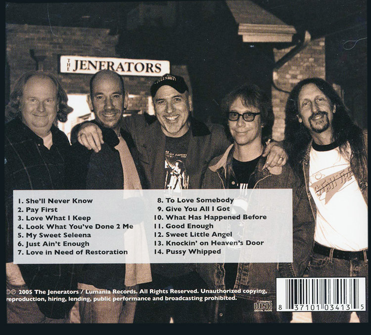 The Jenerators - Pony Up - Bill Mumy CD