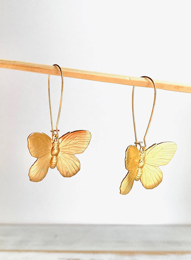 Butterflies Are Free Earrings 