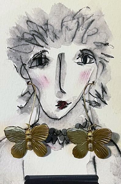 Butterflies Are Free Earrings 