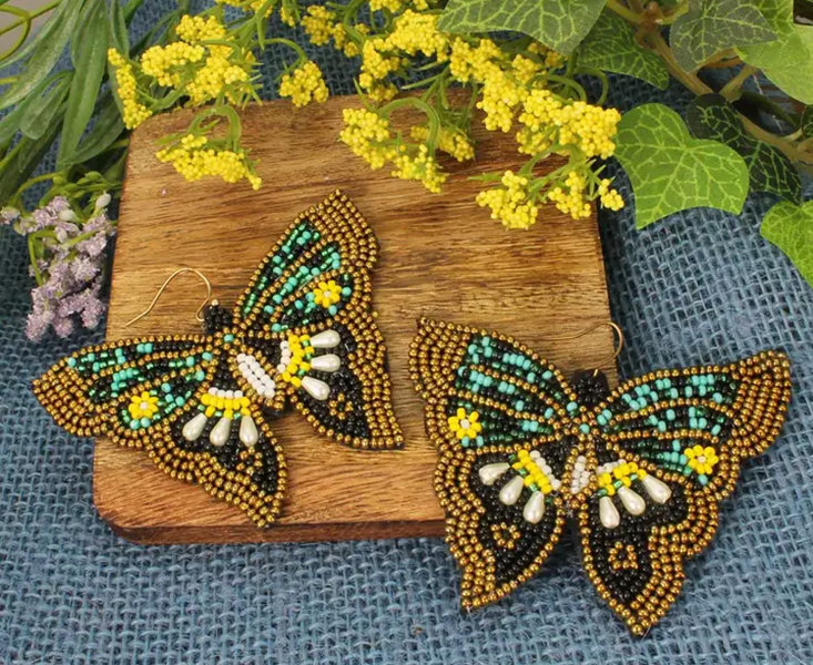 Country Butterfly Earrings