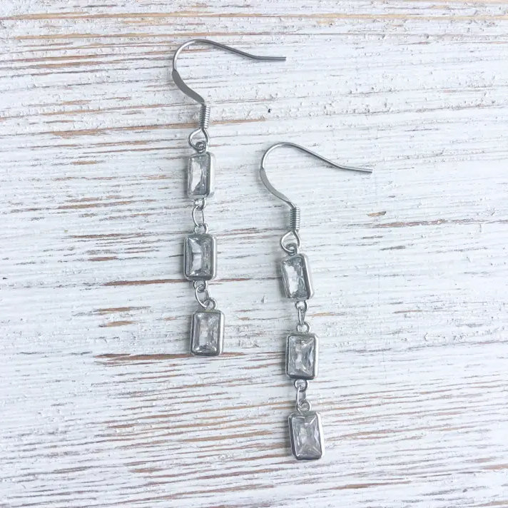 Crystal Steps Earrings