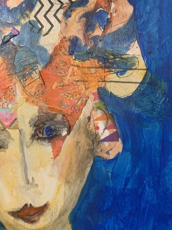 Phoebe - Mixed Media Original