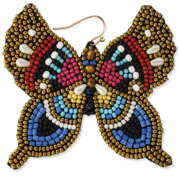Estate Butterfly Earrings + AC art ♥