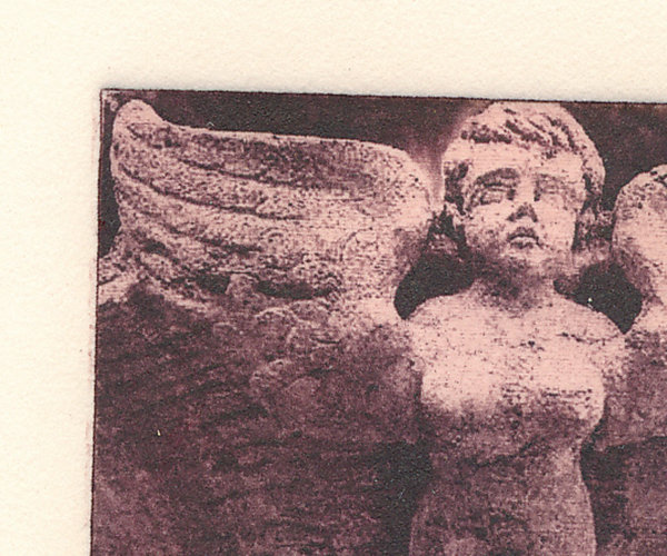 Angel etching