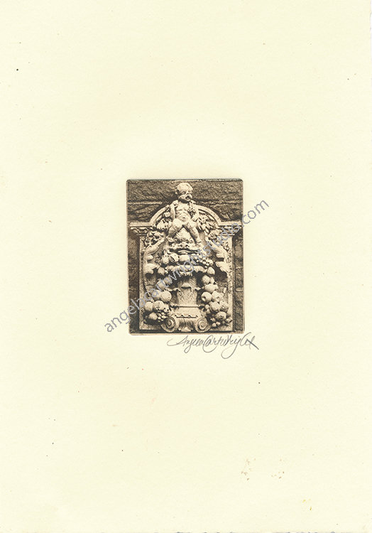 cherubs etching