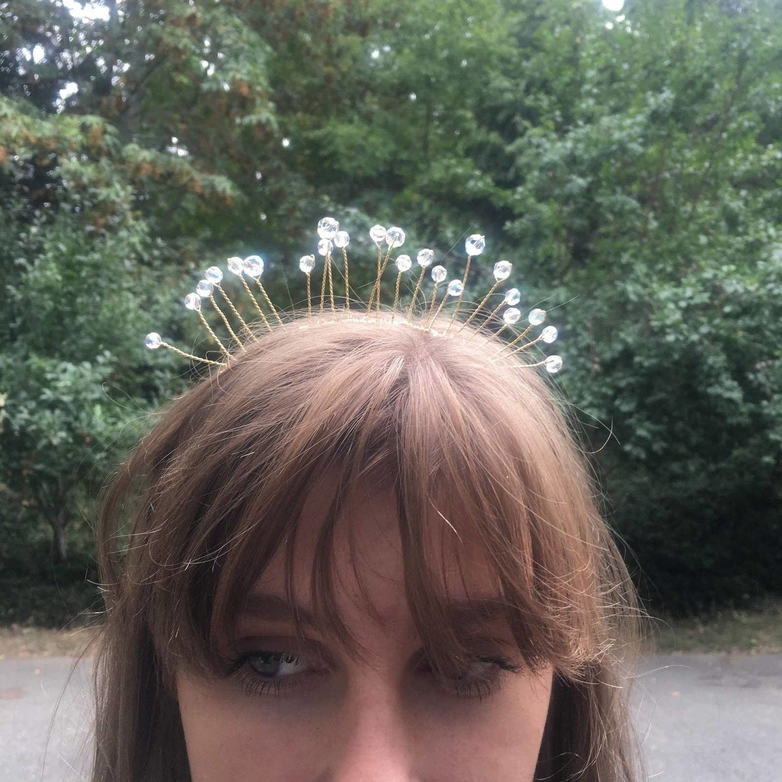 Forest Fairy Crystal Crown