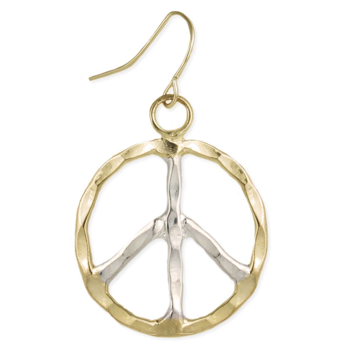 Woodstock Peace earring