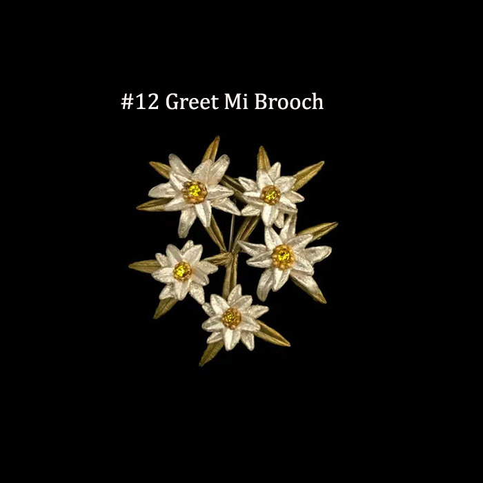 Edelweiss Greet Mi Brooch ♥ #12