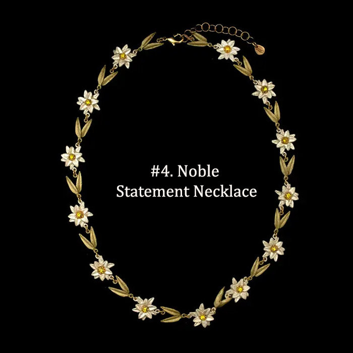 Edelweiss Noble Statement Necklace ♥ #4