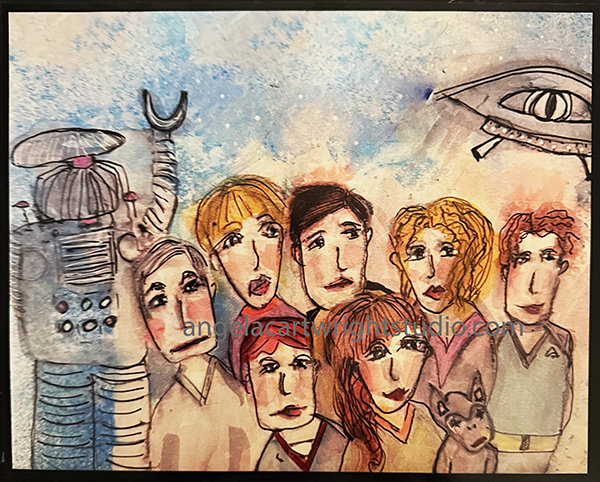 Don't Get Lost - by Angela Cartwright - signed art print