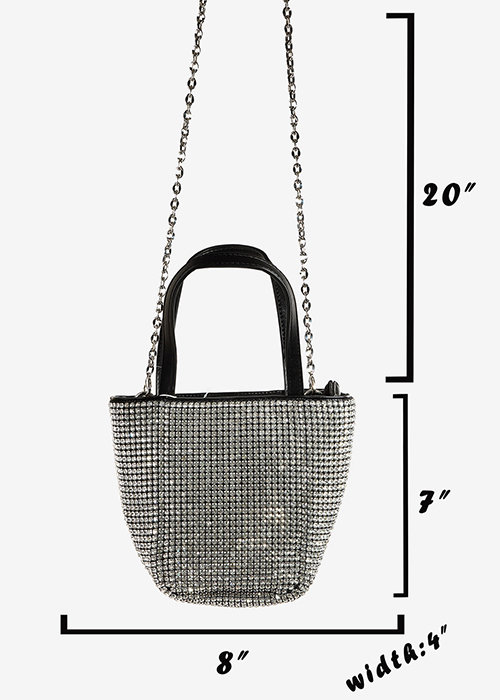 Pave Rhinestone handbag