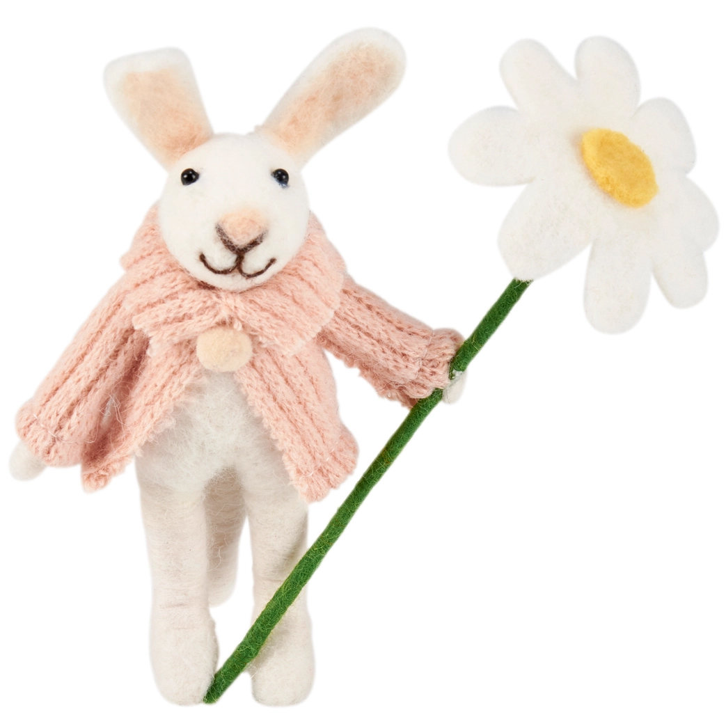 Bunny with Flower