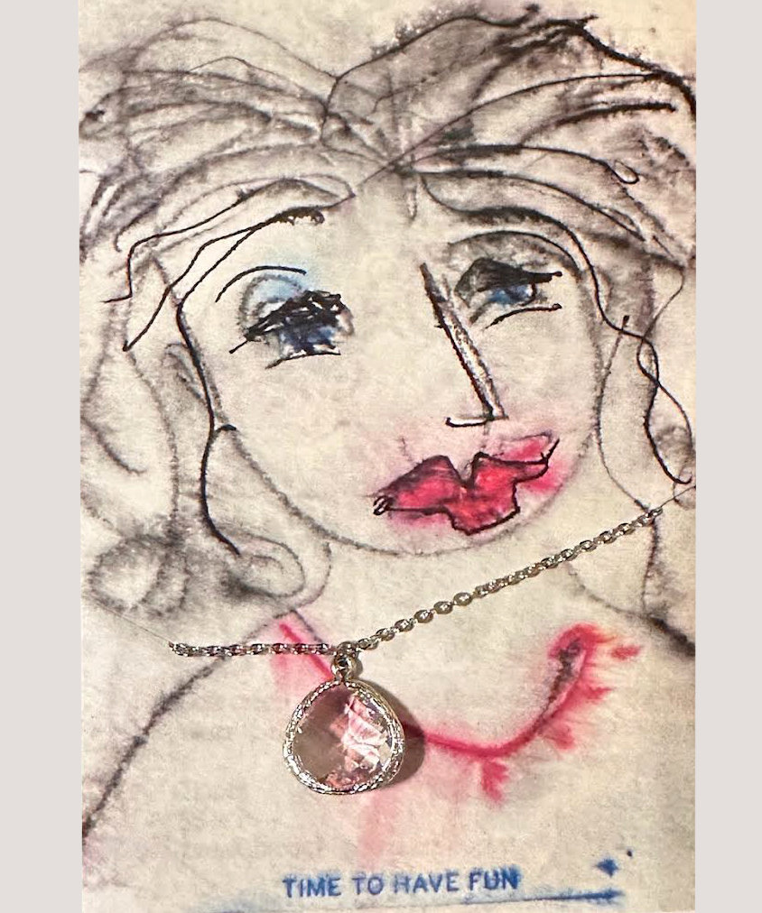 Teardrop Crystal Necklace ♥ AC Art