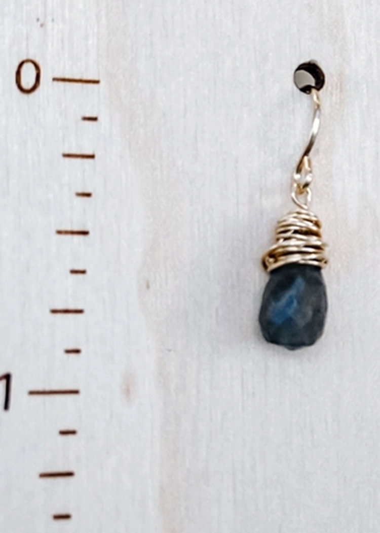  Labradorite Wrapped earrings ♥ AC Art
