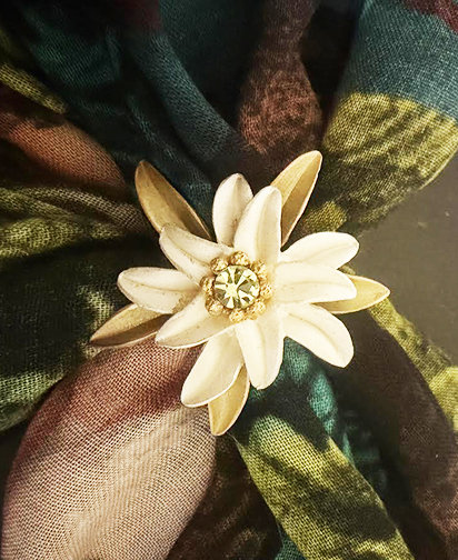 Edelweiss Scarf Ring ♥