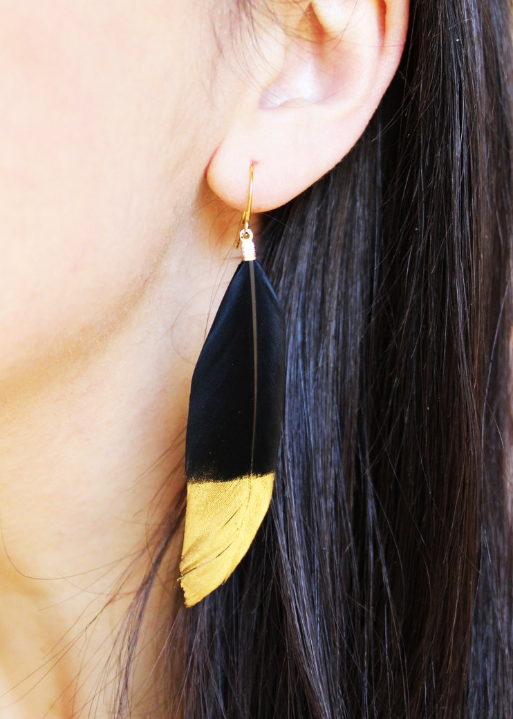 Feathering Earrings & AC Art ♥