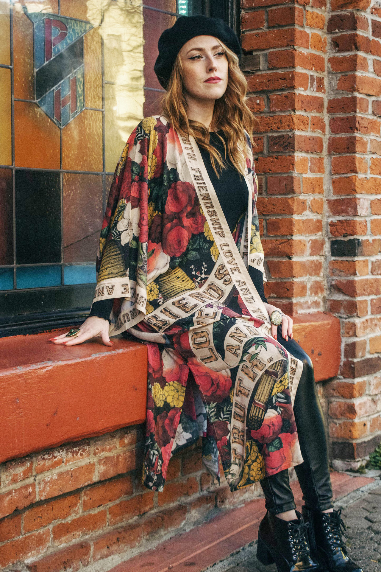 Friendship, Love & Truth Duster Kimono