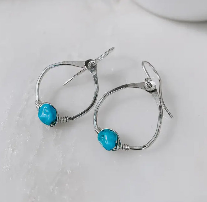 Ithaca Peak Turquoise ring earring + AC art ♥