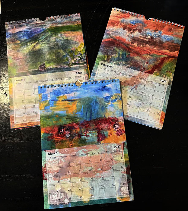 Angela's 2027 The Places We Carry Art Calendar