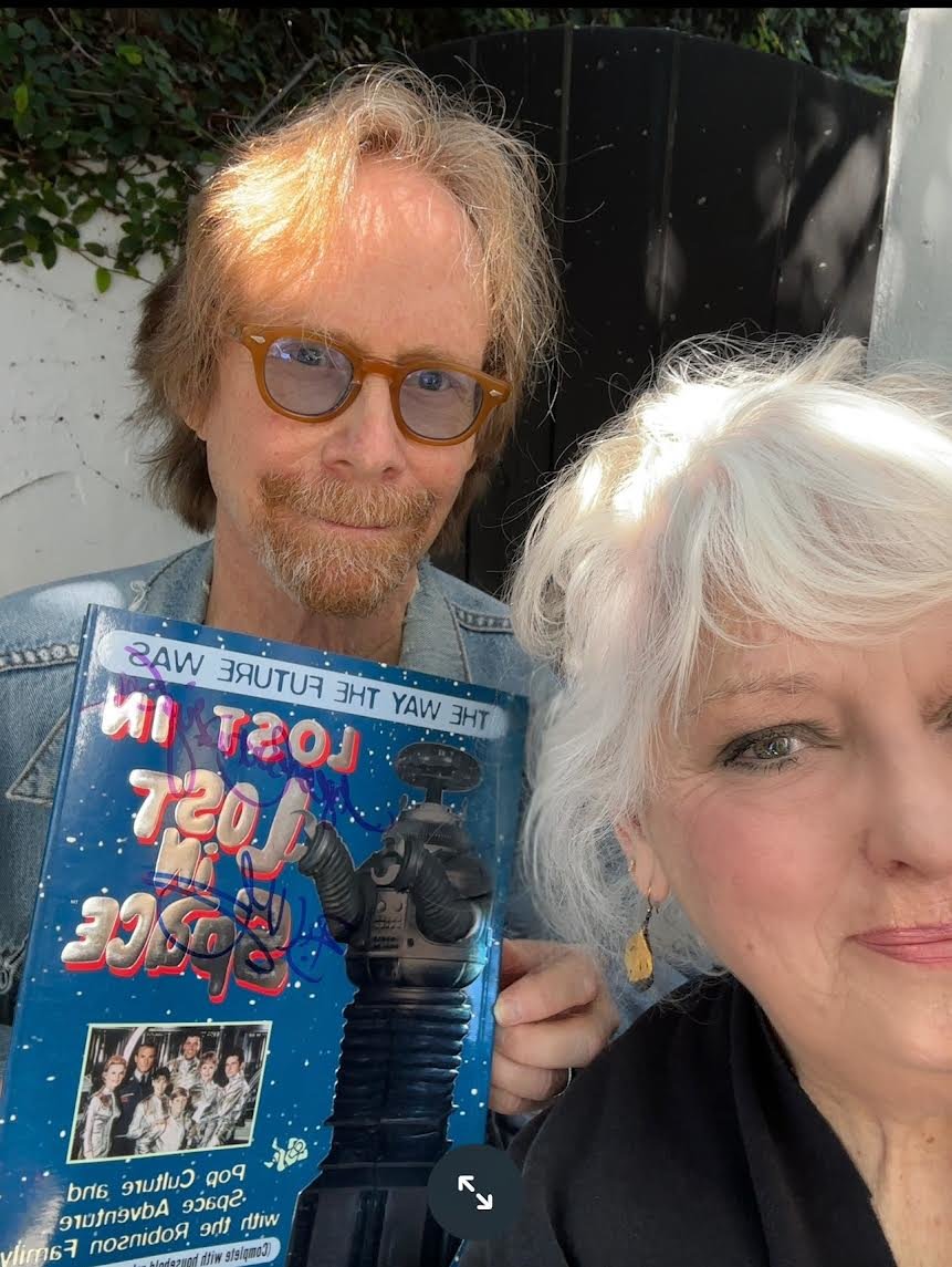 #300 JUNE'S STASH - "Lost In Lost In Space - The Way The Future Was" by Mark Cotta Vaz - Angela & Bill signed