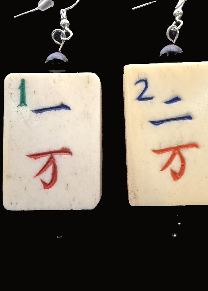 1-2 Crak Mah Jongg Earrings