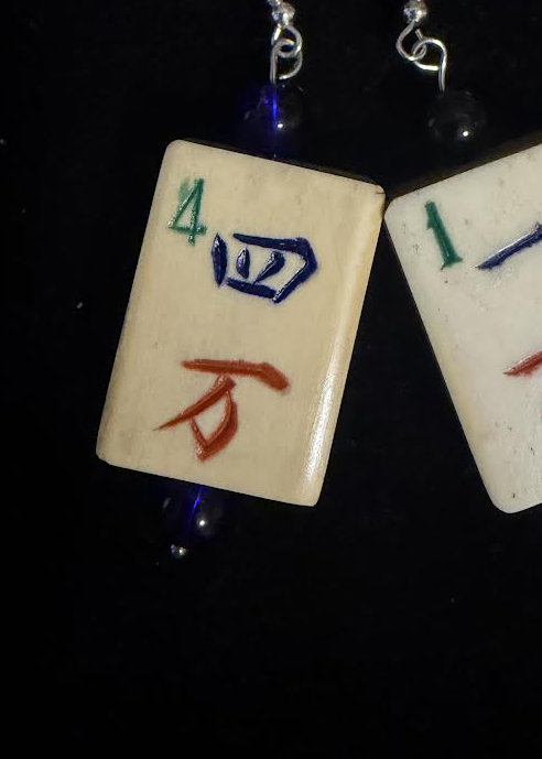 4-1 Crak Mah Jongg Earrings