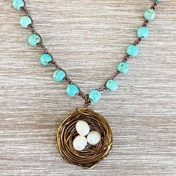 Mini Pearl Nest Necklace ♥ AC Art