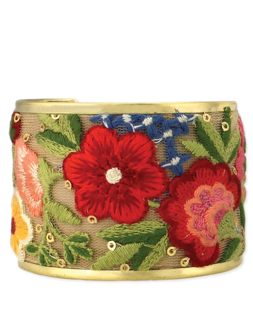 Red Flower Cuff  ♥