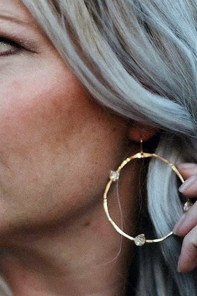 Stargazer earrings ♥ & AC art