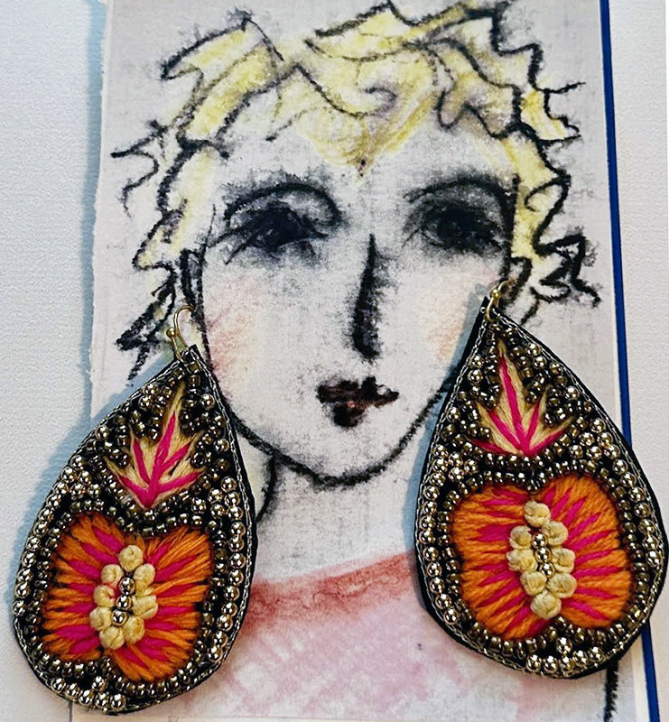 Sunset Earrings ♥ AC Art