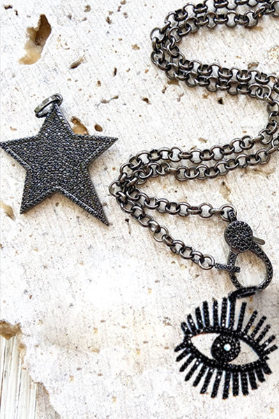 Peyton Pave Chain with Eye charm  & AC Art ♥