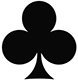 Wildcards 3 of clubs - original