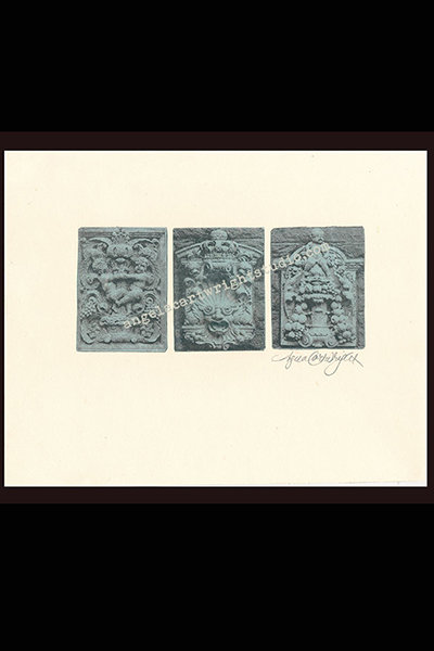 Triptych etching #107