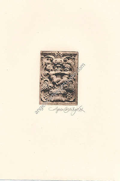 cherubs etching #108