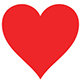 Wildcards 6 of hearts - original