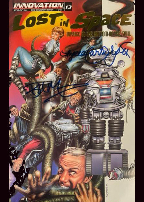 Lost In Space Issue 13 Signed by Bill Mumy & Angela - Comic Book