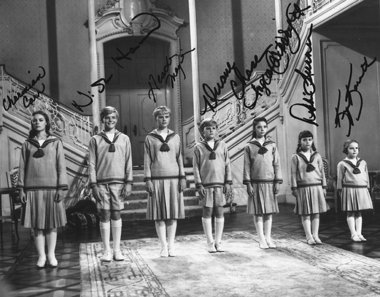 #101 Line Up-Sound of Music SOM7 signed photograph