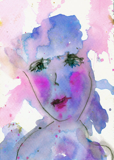 Mariah  - original watercolor