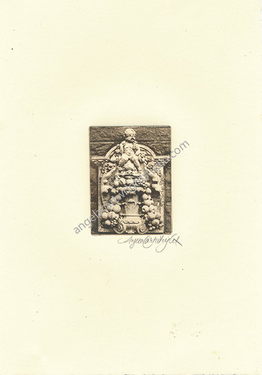 cherubs etching