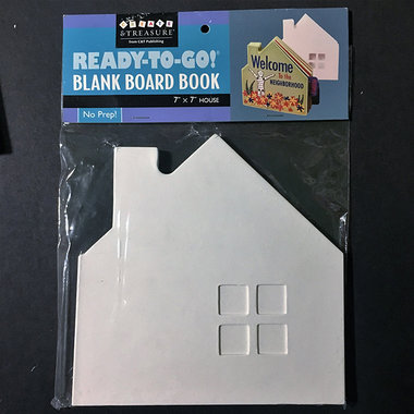 home shaped book